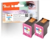 Peach Doppelpack Druckköpfe color kompatibel zu  HP No. 300XL c*2, D8J44AE