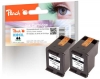 Peach Doppelpack Druckköpfe schwarz kompatibel zu  HP No. 301XL bk*2, D8J45AE