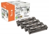 110959 - Peach Spar Pack Tonermodule kompatibel zu No. 305A, CE410A, CE411A, CE412A, CE413A HP