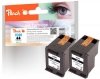 318840 - Peach Doppelpack Druckköpfe schwarz kompatibel zu No. 300 bk*2, CC640EE*2 HP