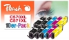 320701 - Peach 10er-Pack Tintenpatronen, kompatibel zu PGI-570XL, CLI-571XL Canon