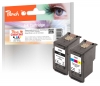 321029 - Peach Spar Pack Tintenpatronen kompatibel zu PG-560BK, CL-561C, 3713C006 Canon