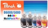 321335 - Peach Spar Pack Plus Tintenpatronen, kompatibel zu BT5000, BT6000 Brother